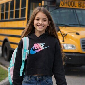 Nike Girls Cropped Hoodie